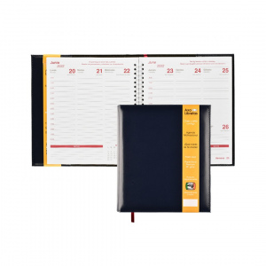 AGENDA DE TACTO PIEL MODELO ACAPULCO COLOR NEGRO